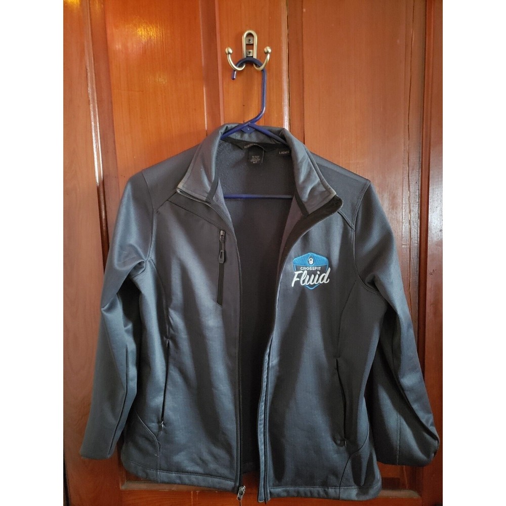 North End Crossfit Fluid Ladies Blue Jacket Excersize Fitness Coat Size S/P